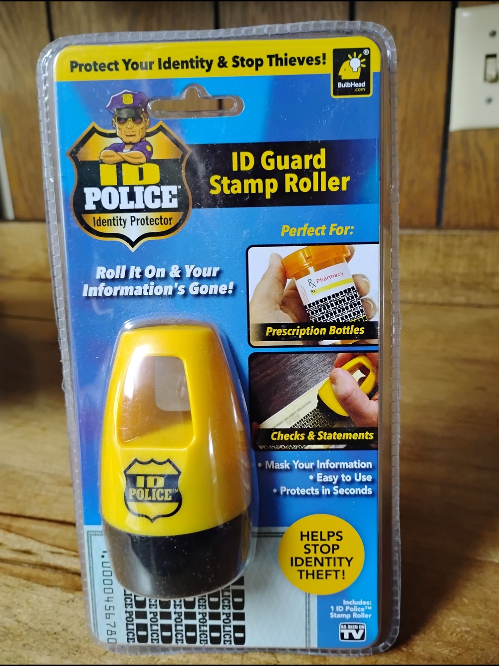 3 -Police ID Guard Stamp Roller